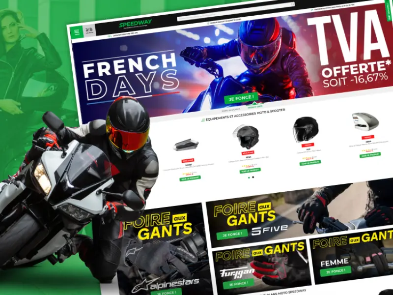 Client Speedway Présentation De La Boutique E Commerce D'équipements Motos Et Scooters
