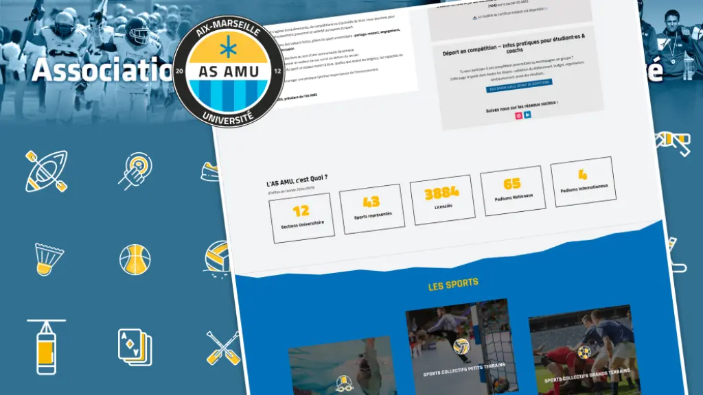 Client As Amu Présentation Du Site De L'association Sportive Aix Marseille Université